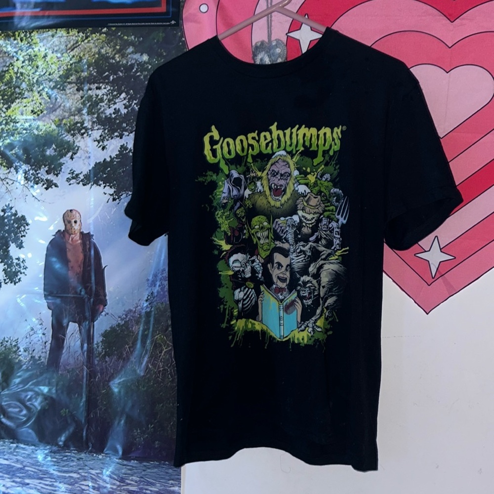 Goosebumps Halloween horror R.L Stine unisex tee shirt